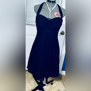 Bill Levkoff Navy Dress